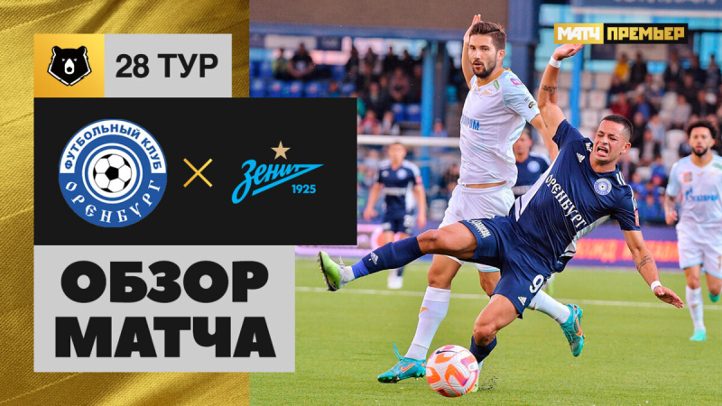 Оренбург &mdash; Зенит. Голы и лучшие моменты